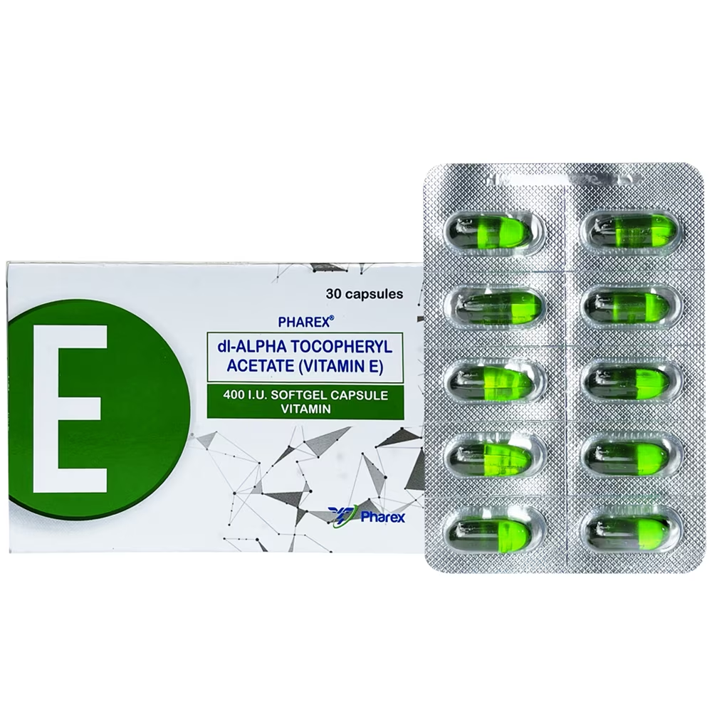 Pharex Vitamin E 400 I.U. Softgel Capsule By'30s