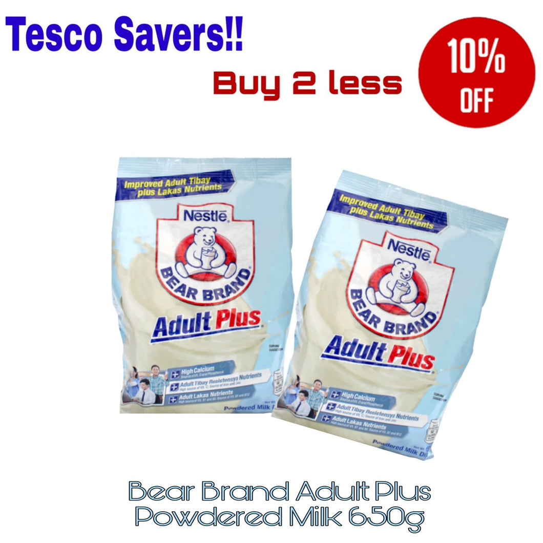 Bear Brand Adult Plus / 650 Gms Per Pack