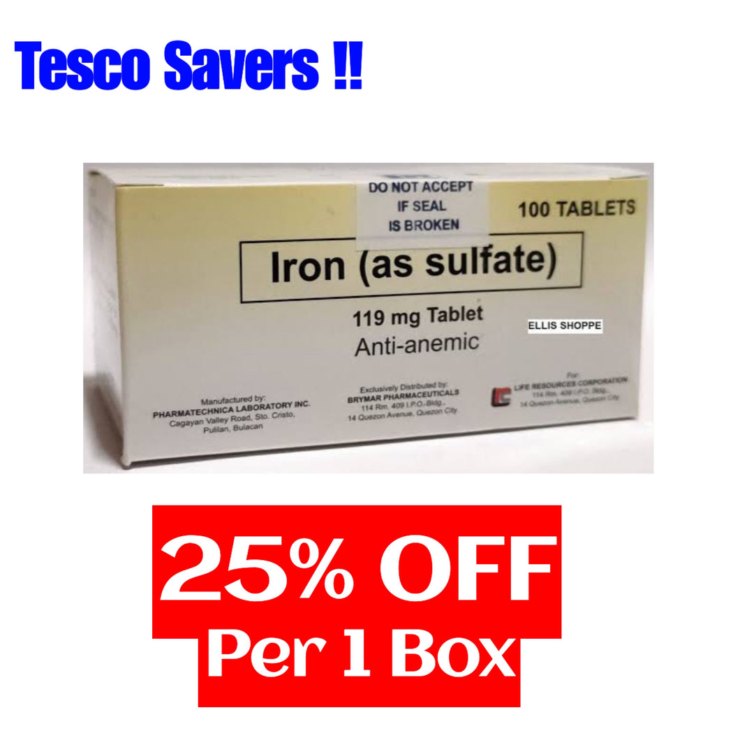 Ferrous Sulfate 325MG Tablet Generic