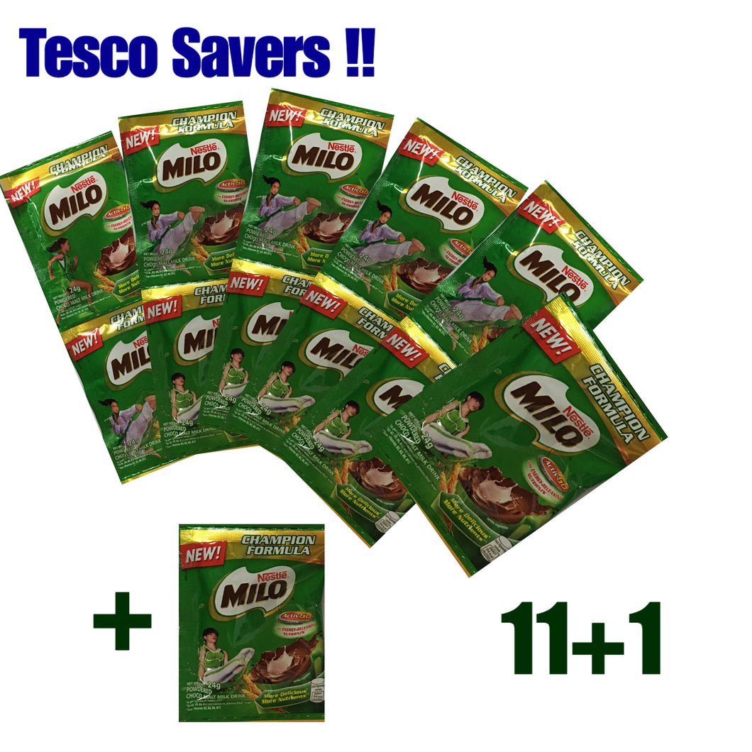 Milo Sachet 24g BUY 11pcs. Get 1sachet FREE