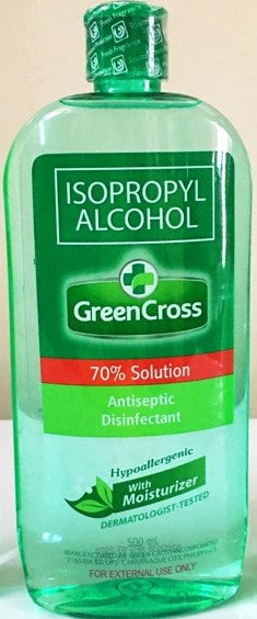 GreenCross W/Moist 70% 500ml ( BUY 24bottles SAVE @P100.82 )