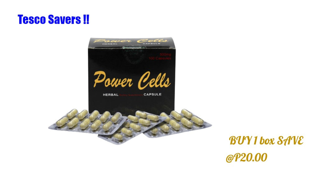 Power Cells 500mg Capsule ( BUY 1box SAVE @P20.00 )